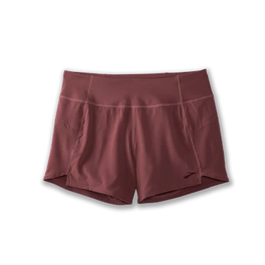 Pantalon Running Brooks Chaser 5" Femme Bordeaux | YOIH-54629