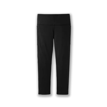 Pantalon Running Brooks Greenlight Capri Femme Noir | DTNS-62815