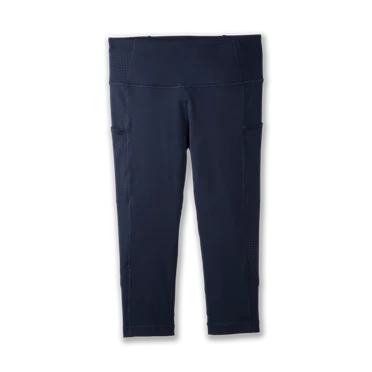 Pantalon Running Brooks Method 1/2 Crop Tight Femme Bleu Marine | UWKZ-78613