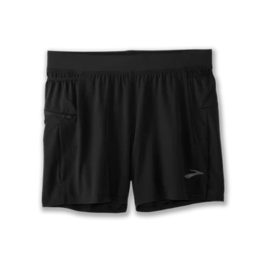 Pantalon Running Brooks Sherpa 5" 2-in-1 Homme Noir | BSMH-23754