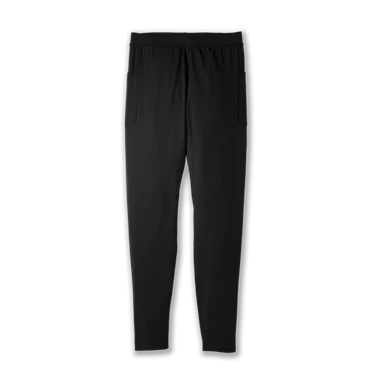 Pantalon Running Brooks Source Tight Homme Noir | WAIZ-52387