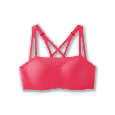 Soutien Gorge Running Brooks Dare Crisscross Femme Rose | YGXL-93520