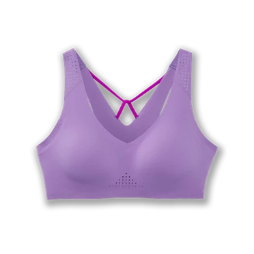 Soutien Gorge Running Brooks Dare V Neck Femme Violette | HGJW-82507