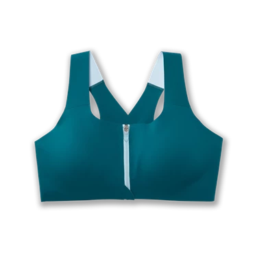 Soutien Gorge Running Brooks Dare Zip Femme Grise | CALQ-20937