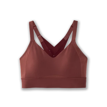 Soutien Gorge Running Brooks Drive Interlace Femme Bordeaux | ARJT-29508