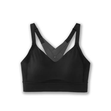 Soutien Gorge Running Brooks Drive Interlace Femme Noir | MJZN-24970