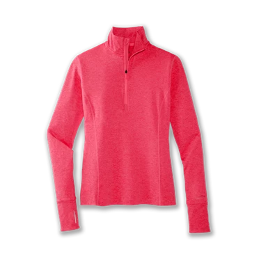 Veste Running Brooks Dash 1/2 Zip Femme Rose | FVDQ-14039