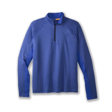 Veste Running Brooks Dash 1/2 Zip Homme Bleu | HZVF-93207