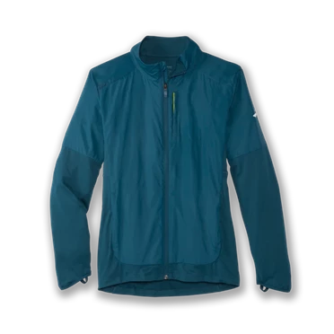 Veste Running Brooks Fusion Hybrid Homme Vert Foncé | YEDS-37016