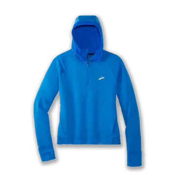 Veste Running Brooks Notch Thermal Hoodie Femme Bleu | PGLA-59316