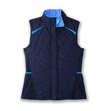 Veste Running Brooks Shield Hybrid Femme Bleu Marine / Bleu | AUMW-98431