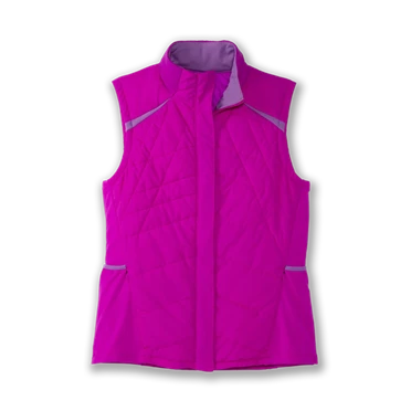 Veste Running Brooks Shield Hybrid Femme Rose | VXZN-18360